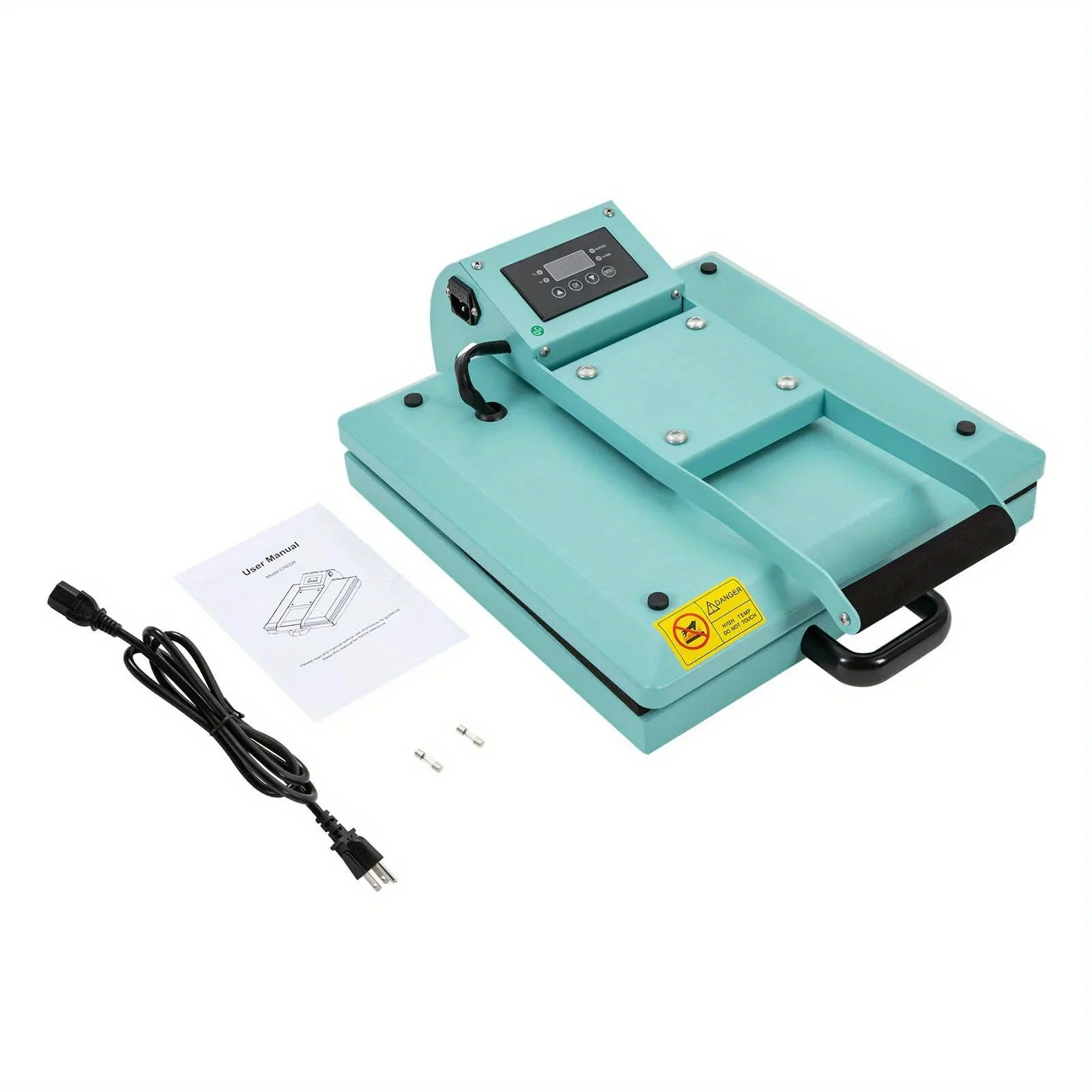 15"x15" Digital Heat Press Machine - Auto Pressure Clamshell for T-Shirt & Sublimation