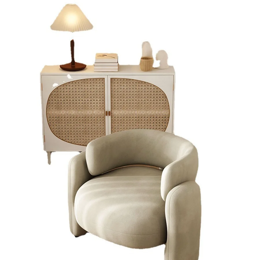 

Internet celebrity light luxury modern simplicity, reception guests to negotiate tables and chairs, living room casual white