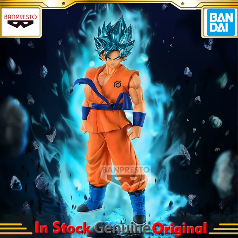 بانداي بانبريستو الأصلي لعبة دراغون بول سوبر بلود أوف سايان سون جوكو الشكل-أنيمي لعبة مجسمة لسطح المكتب الحلي هدية #4