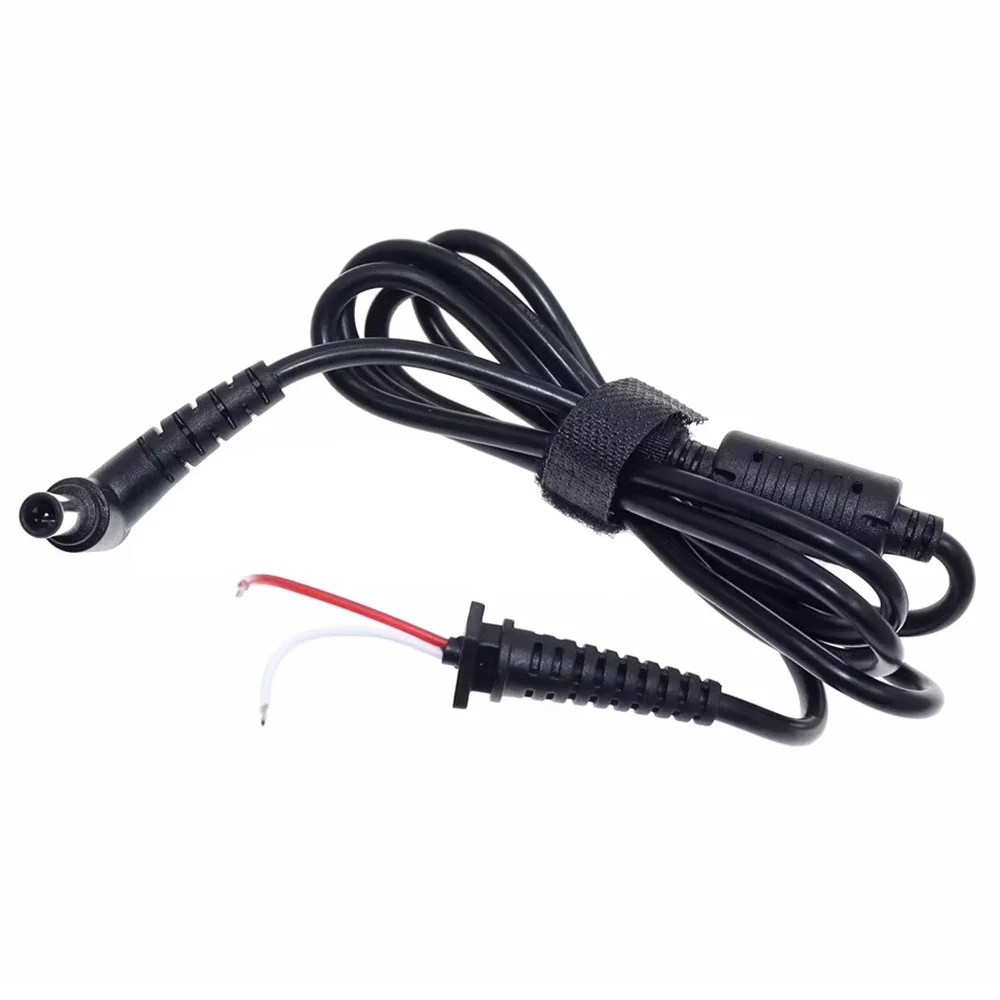 DC Plug 6.0 x 4.4 6.0*4.4mm Power Supply Plug Connector With Cord / Cable For Sony Laptop Adapter Charging Cable 6.5*4.4mm 1.2m