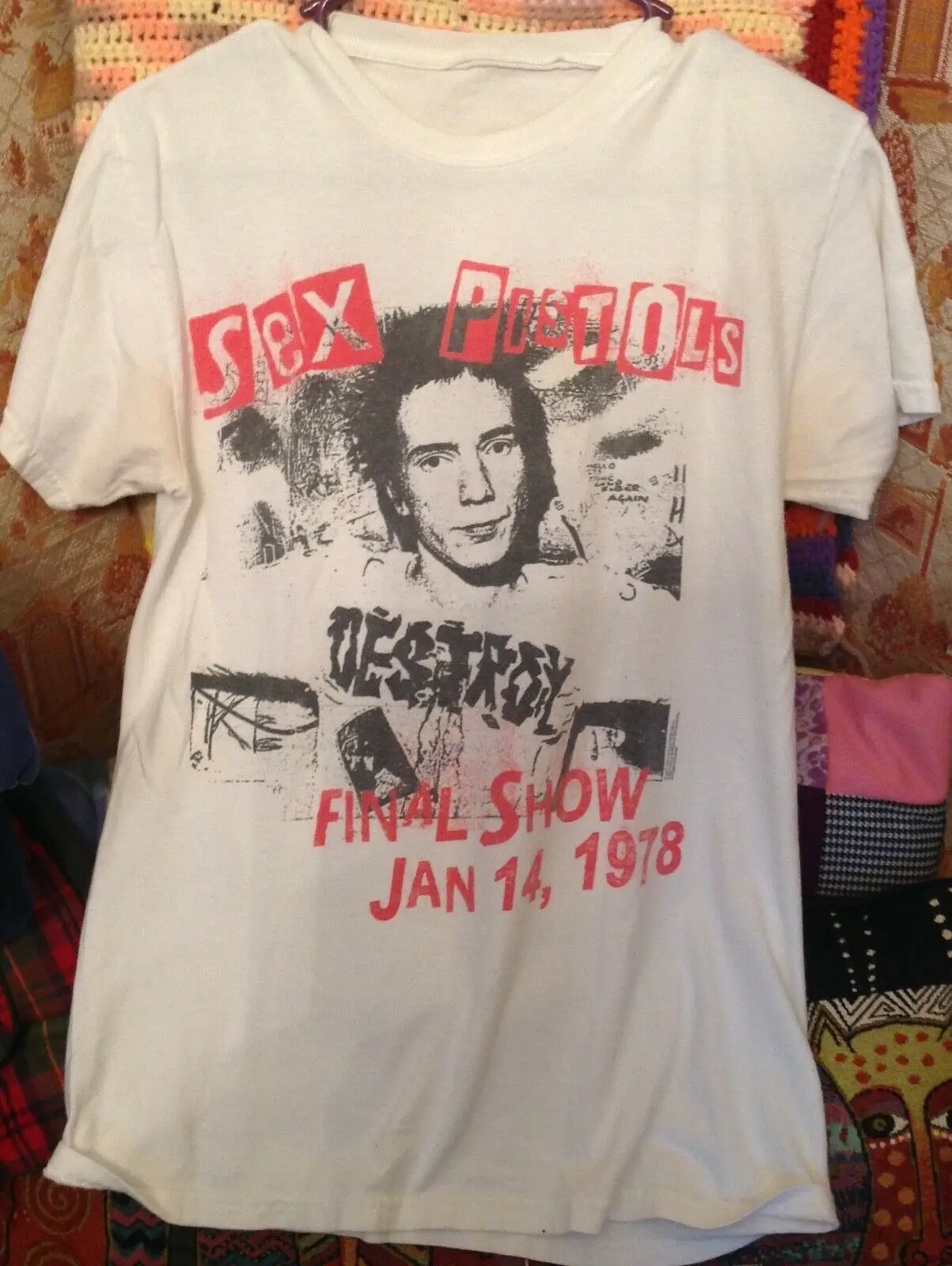 Sex Pistols Residuals Final Show 1978  Band Concert Adult new T Shirt MIT3521