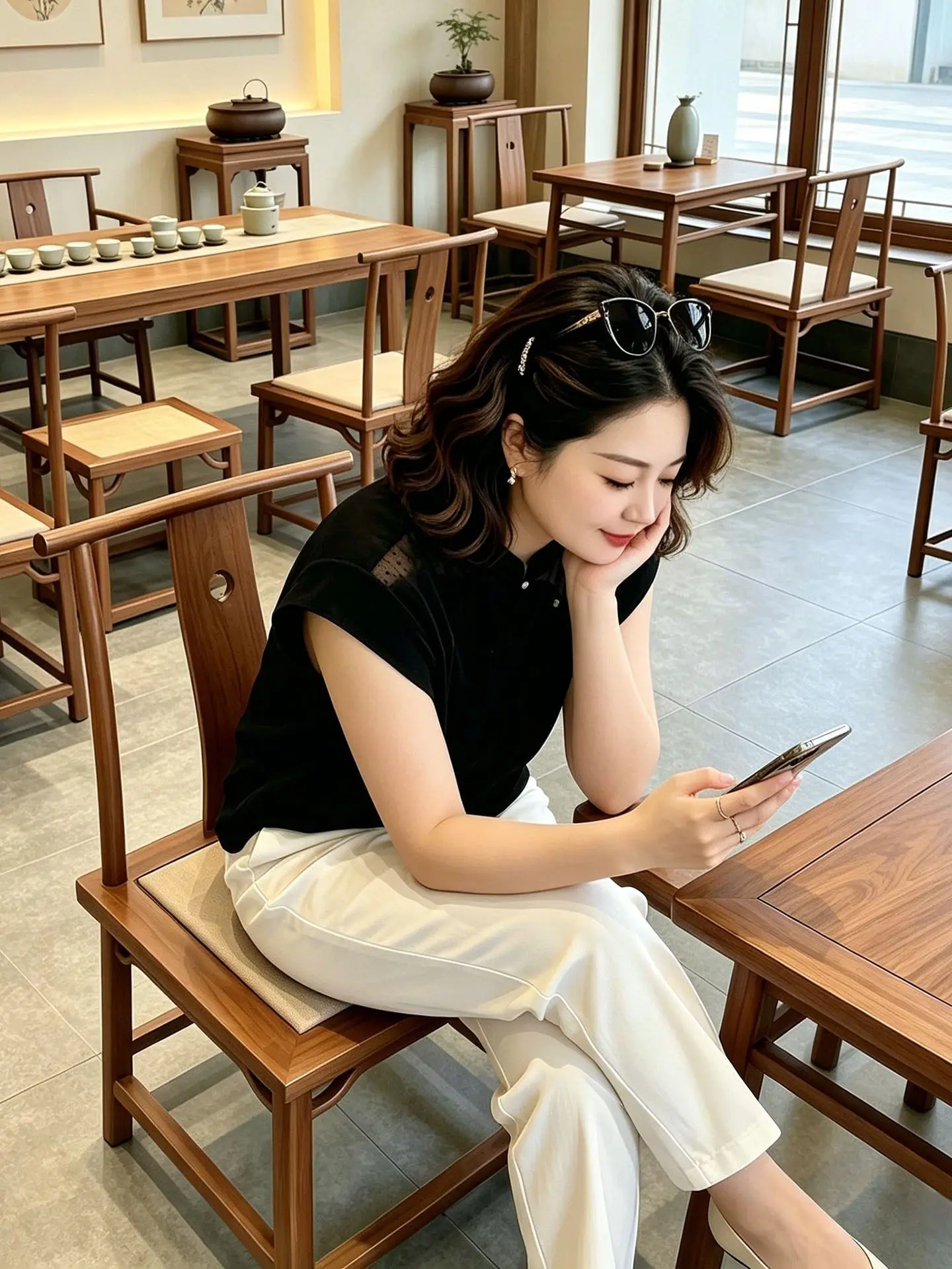Elegant Stand Collar Shirt Women's Fashion 2026 Summer High Quality Unique Top Korean Style Commute Short Sleeve Regular Fit