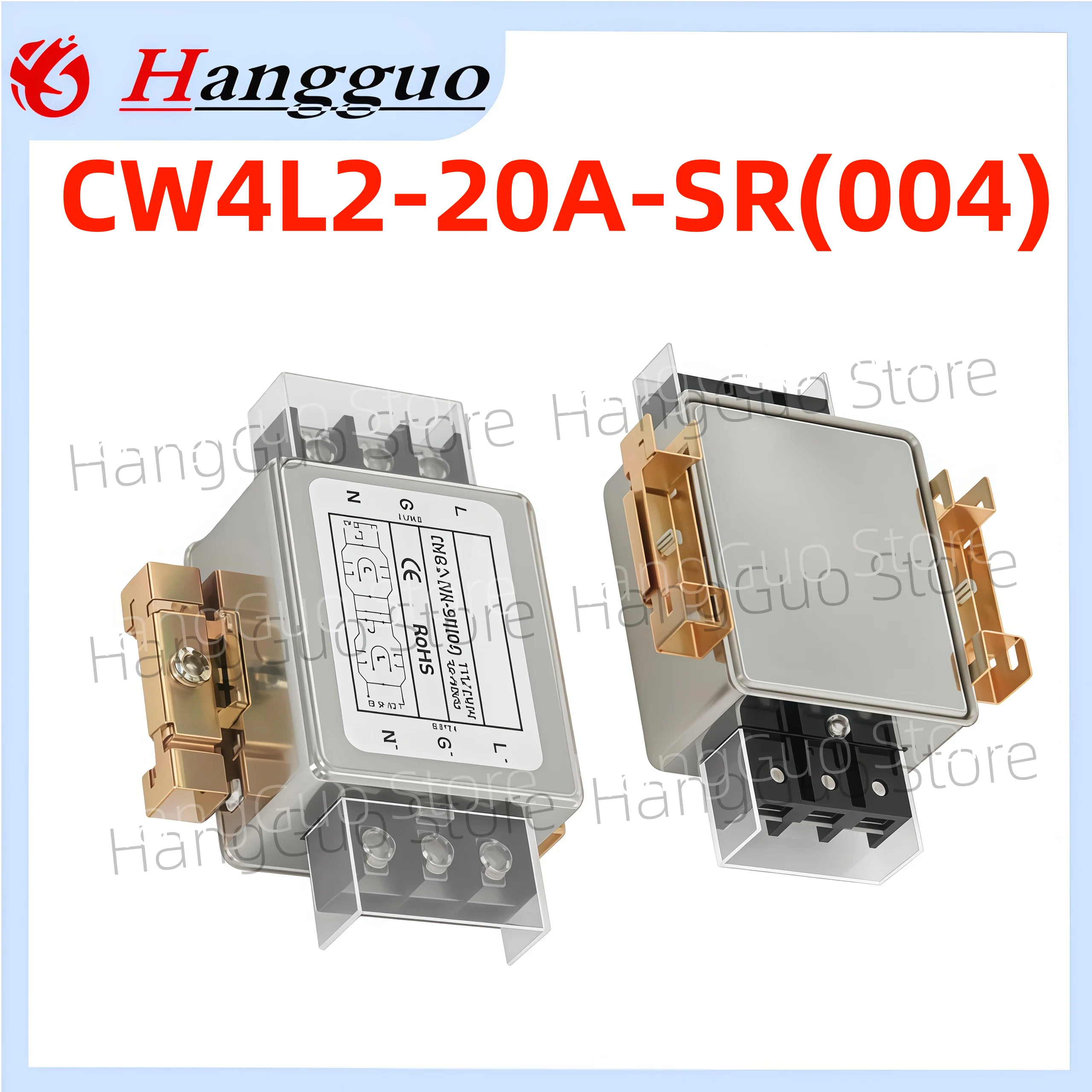 Brand new and original  CW4L2-3/6/10/20/30A-SR(004)  rail type single-phase bipolar filter equipment Purifier EMI interferen