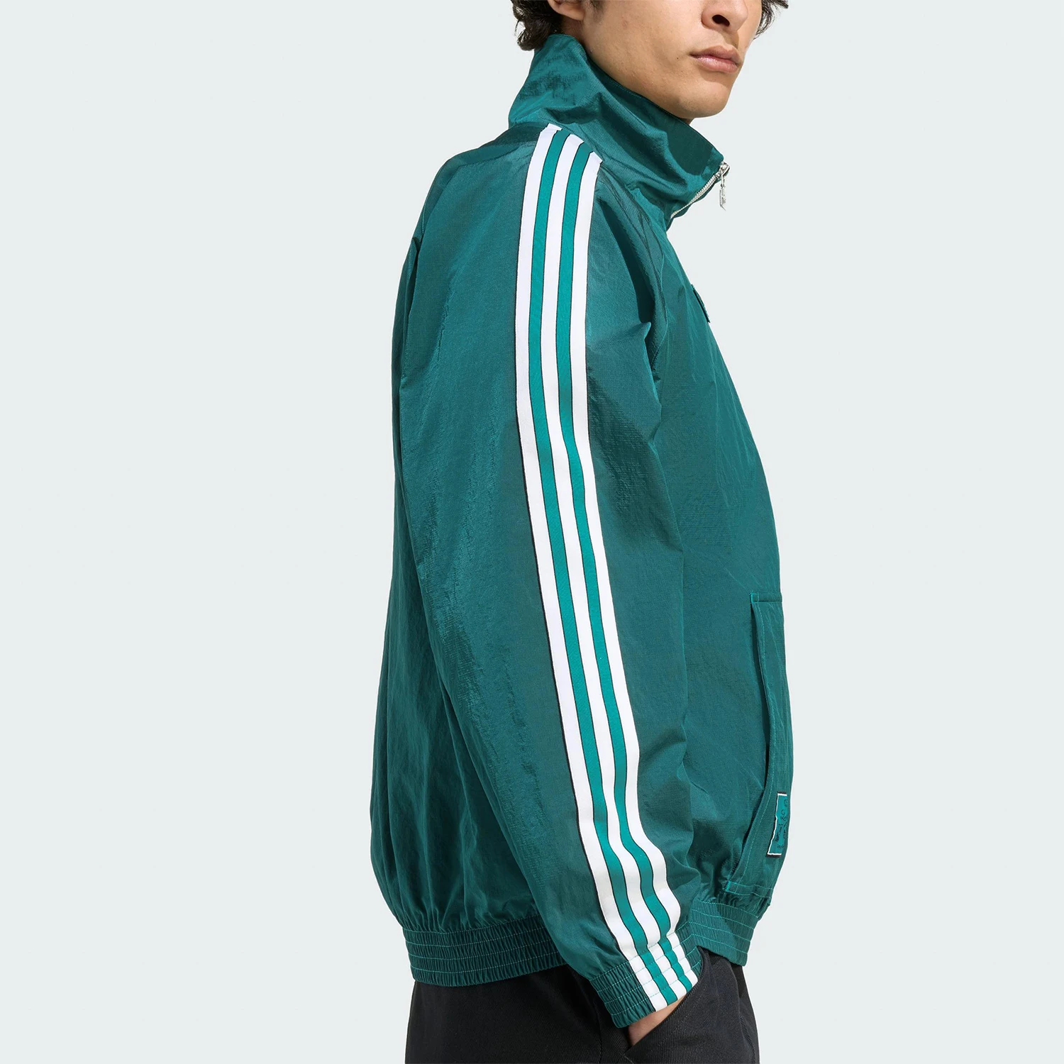Adidas genuine clover men's classic half zip hoodie pullover JW5474