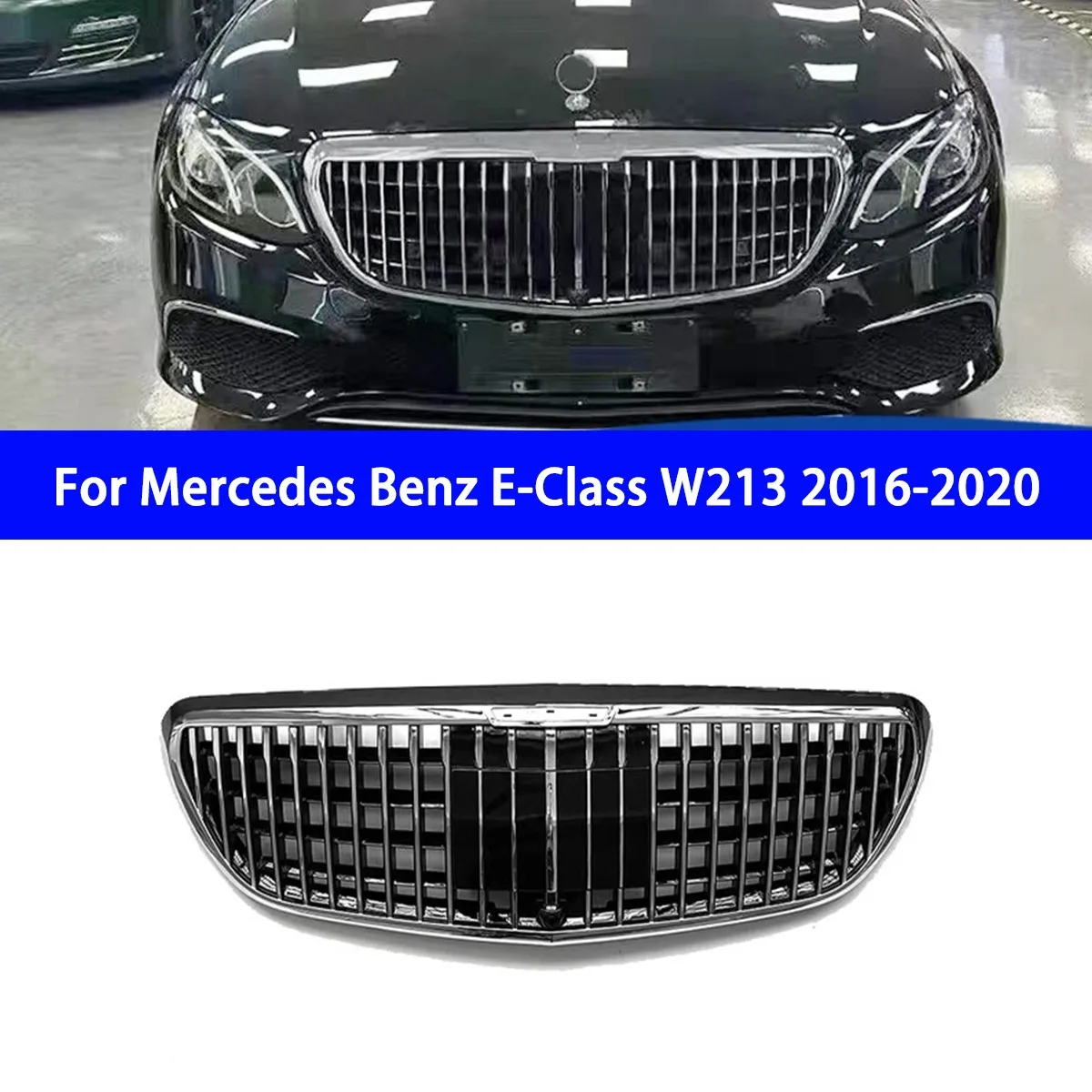 

Suitable for Mercedes Benz E-Class W213 2016-2020 Model with Badge Modification of The Meiba Grille