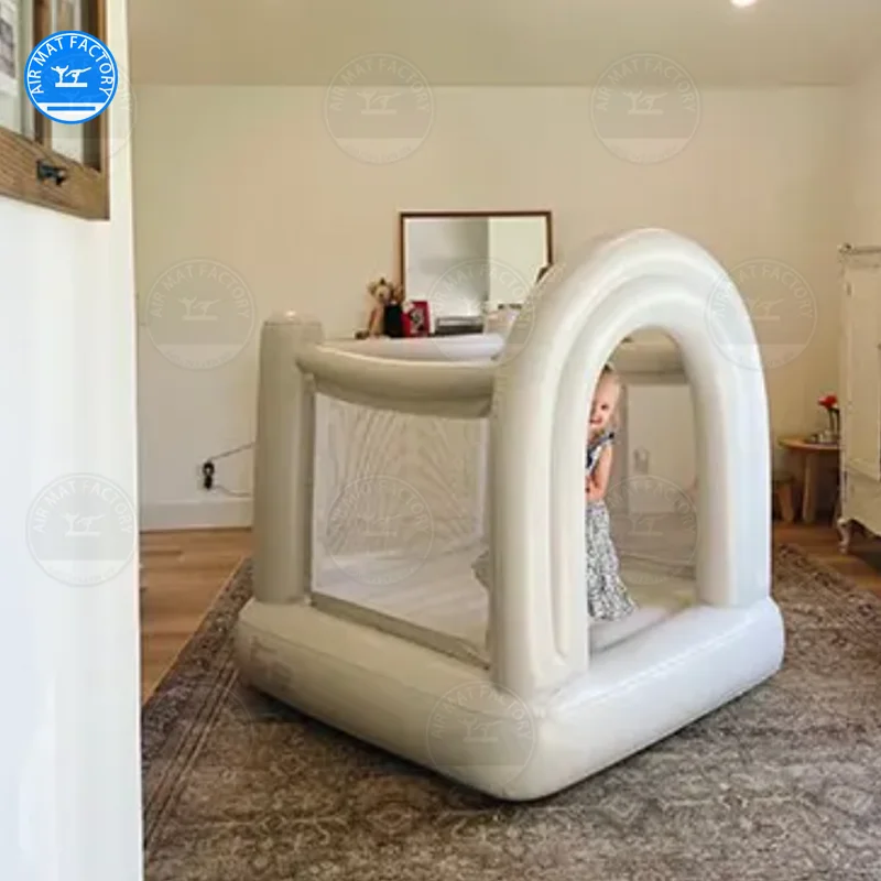 Bounce House สําหรับ 1-6 ปีเด็กปราสาทกระโดดพองพร้อมเครื่องเป่าลม Mini เด็ก Playhouse ในร่มกลางแจ้งเด็กวัยหัดเดิน T