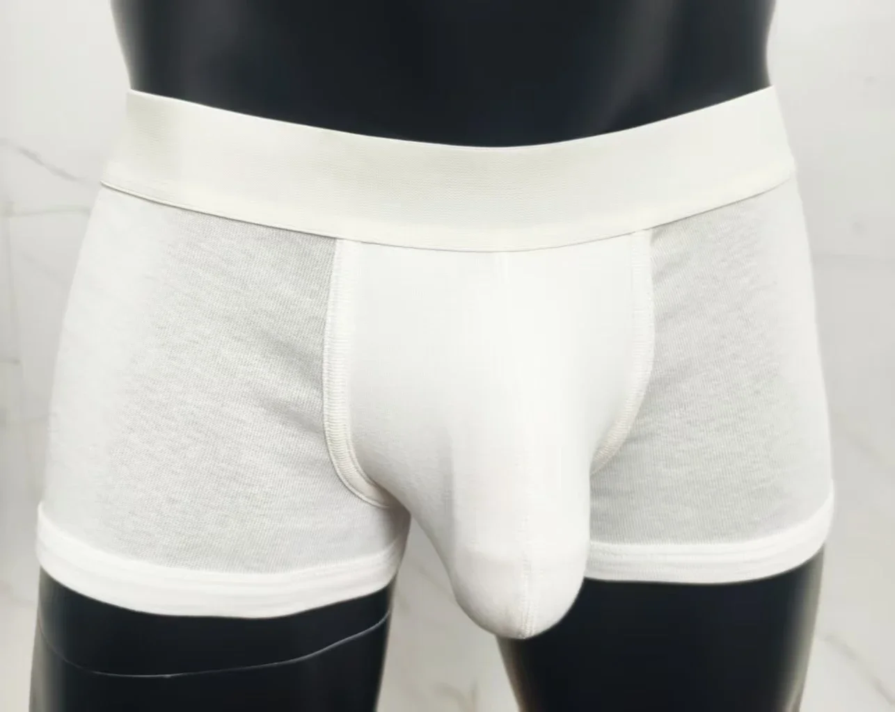 2026 Neue Herren Baumwoll-Boxershorts Atmungsaktive Unterwäsche mit Extra Großem Beutel Sexy Komfortable Trunks Weiche Bestseller-Unterwäsche