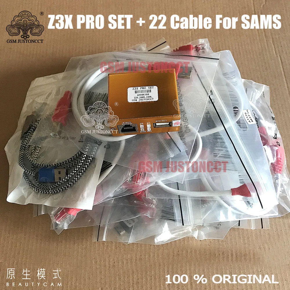 2025 original new z3x pro set activated for samsung and pro + 4 Cable or 4cable 3300k/P1000/USB/E210 for updateS7, S6 s5 Note4.