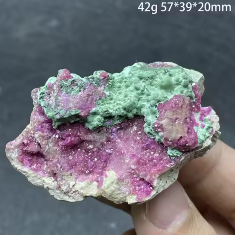 Natural Stone Crystal Cobalt Calcite Mineral Specimen Raw Quartz Rock Home Decoration Rough Healing Gift