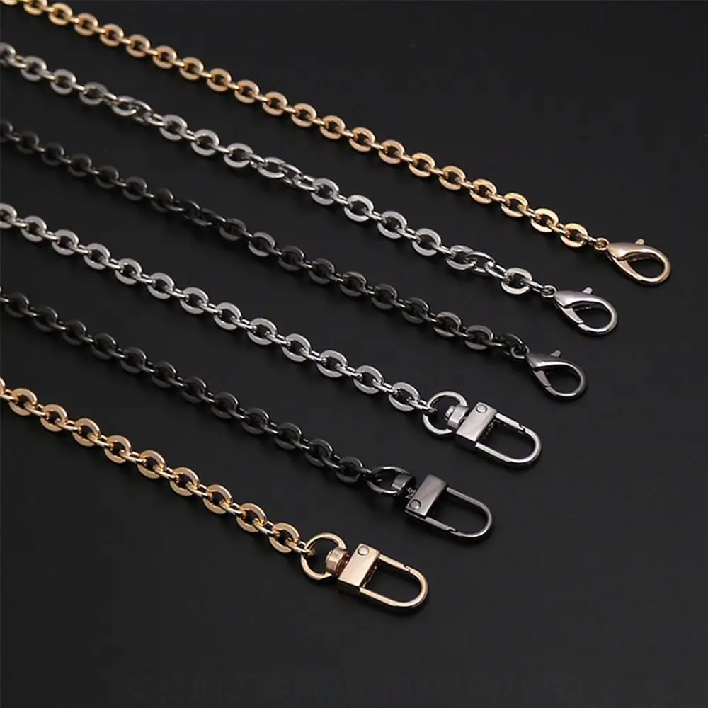 Gold Silver Black Metal Bag Chains Durable Adjustable Luxury Replacement Bag Chain Belt Crossbody Chain