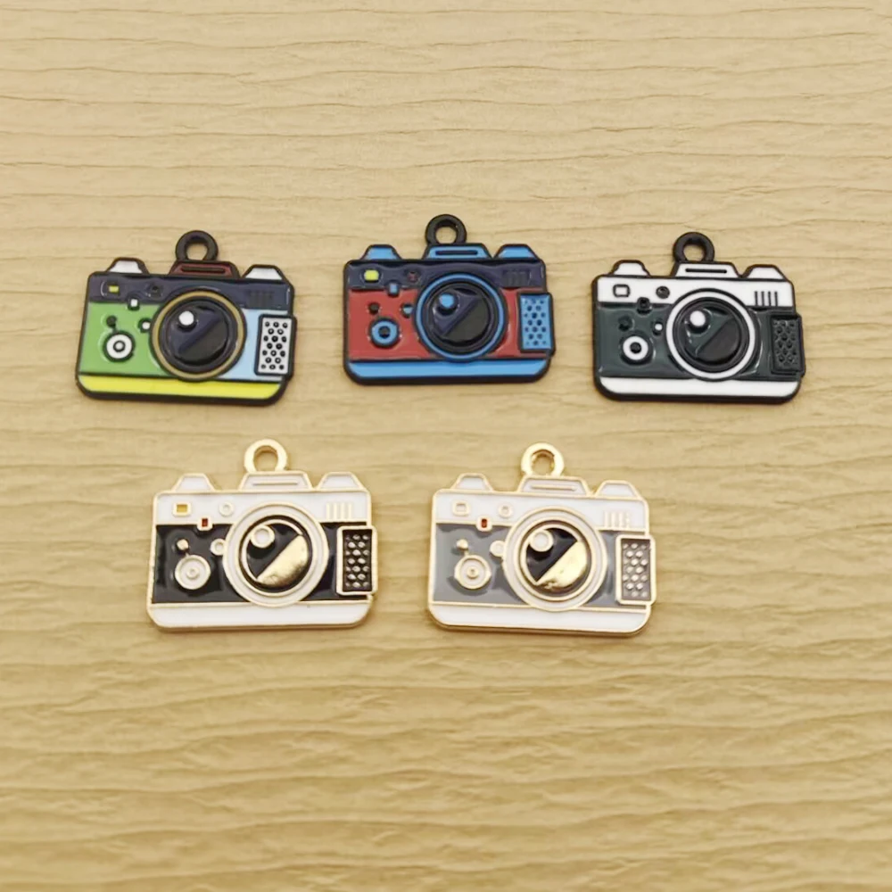 10個入りカメラチャーム ジュエリー作りDIYアクセサリー - Jewelry Making Videos のレビューと価格