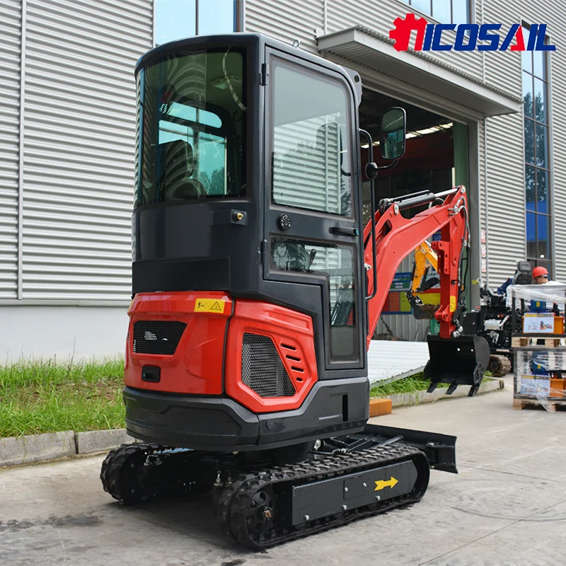 

Mini Excavator EPA Engine Kubota 1.8 Ton Crawler Micro Digger 1 Ton 2 Ton Farm Small Excavator for Sale
