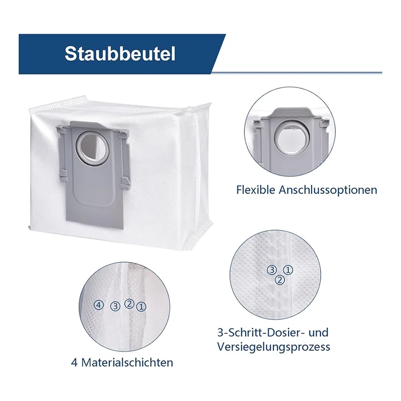 N18R Części zamienne i akcesoria do Roborock S8 / S8 Plus / S8 Pro Ultra: szczotka główna, szczotki boczne, filtr HEPA, mop, worek na kurz