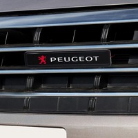 Car Front Grille Sticker Badge Head Grill Emblem LED Light For Peugeot 407 3008 307 308 206 508 208 207 607 106 301 408 5008