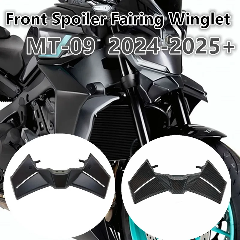 

Motorcycle Front Spoiler Fairing Winglet Aerodynamic Wing Cover Trim For YAMAHA MT-09 MT07 2024 2025 Y-AMT 2025 Spoiler Winglet