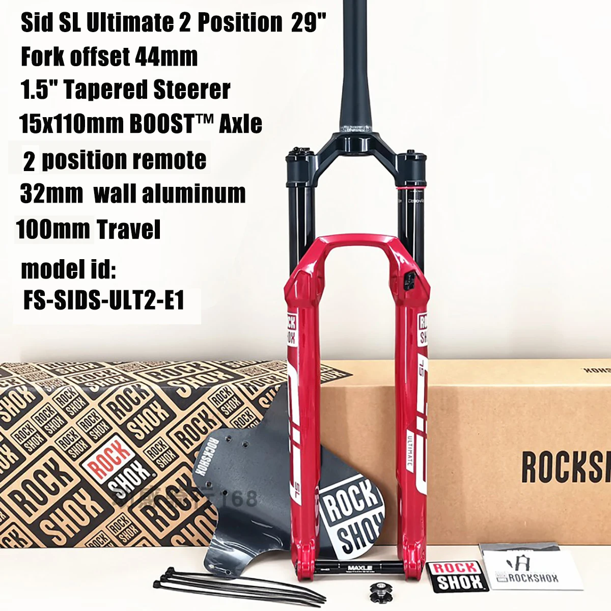 2025年 ROCKSHOX 新型 Sid SL Ultimate 2ポジションサスペンション
