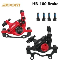 ZOOM HB-100 (XTECH) 100 Mtb 디스크 브레이크 시스템, 자전거 유압 디스크 브레이크 캘리퍼스, 켈리퍼 산악 자전거 스쿠터