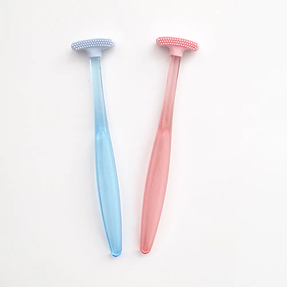 3Pcs Oral Cleaning Tool Ergonomic Tongue Scraper Designed for Hard to Reach Areas Fresh Breath Daily Tongue Hygiene Solution