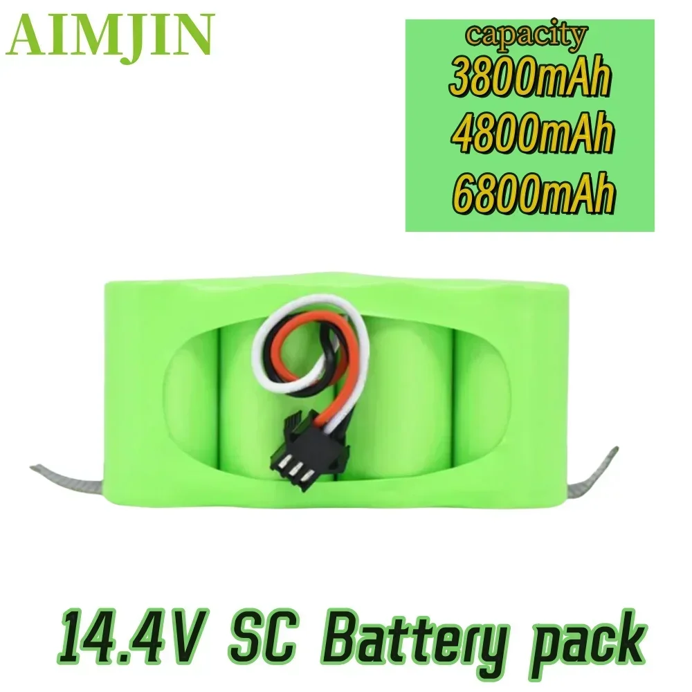 

14.4V Ni-Mh SC Rechargeable battery 3.8/4.8/6.8Ah for KV8 XR210 XR510 XR210A XR210B XR510B XR510C Vacuum Cleaner Sweepin battery