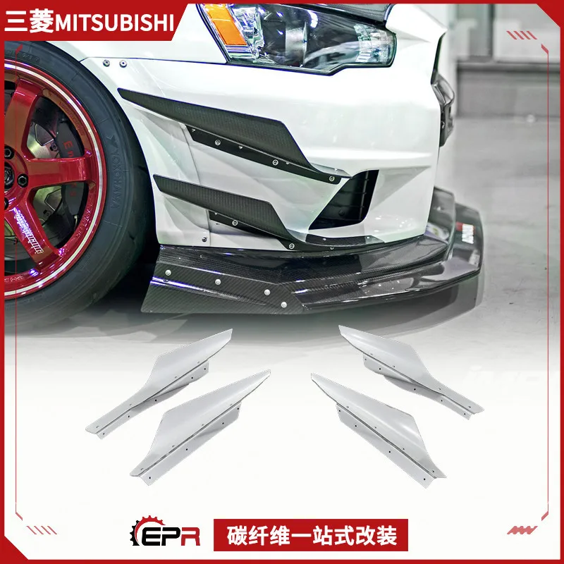 

Подходит для Mitsubishi Yishen Evolution 10, модернизированное лезвие Varis, передний спойлер из углеродного волокна, воздушный нож
