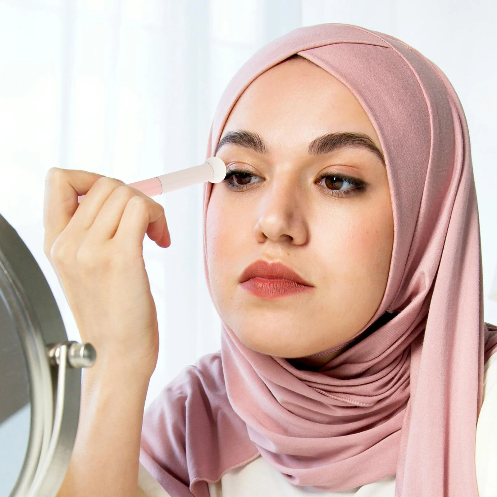 

Mushroom Head Concealer Brush Portable Makeup Tool for Precise Application Blemishes Dark Circles Travel Sponge Eyeshadow