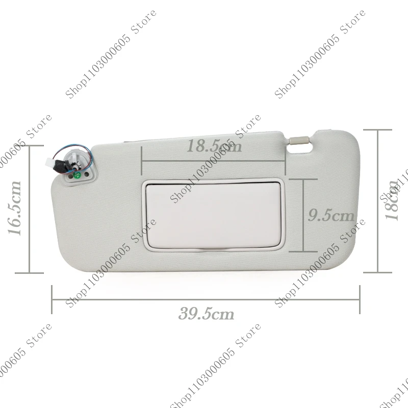Sun Visor For Nissan Murano 2009 2010 2011 2012 2013 2014 Car Unterior Top With Vanity Mirror Visor - Image 6
