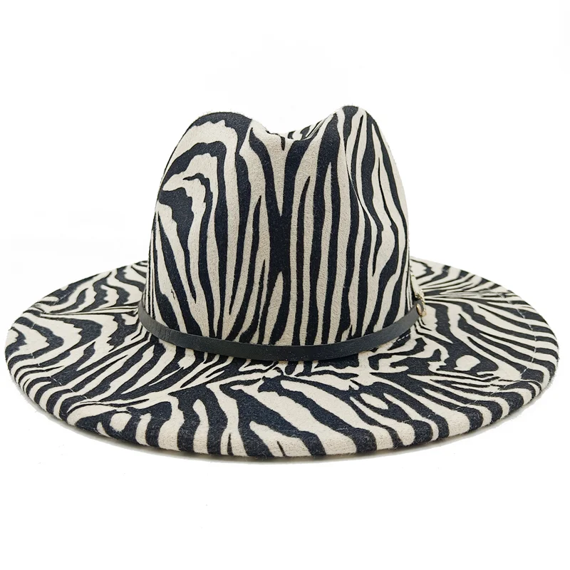 Hip-hop fedora hat zebra pattern LOVE accessories jazz hat lovers hat stage unisex autumn and winter hat шапка женская