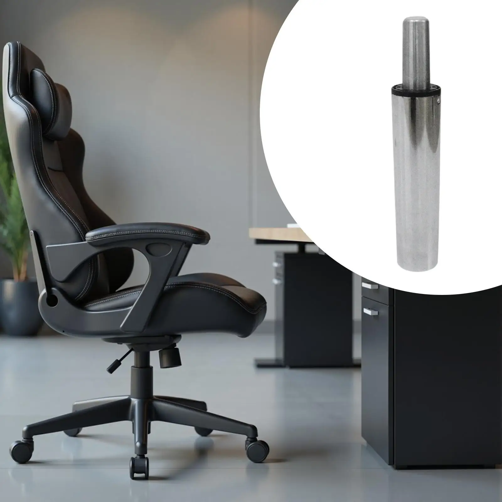 Universal Size Office Chair Gas Lift Cylinder Replacement Seamless Steel Strong Hydraulic Piston for Swivel and Bar Chair