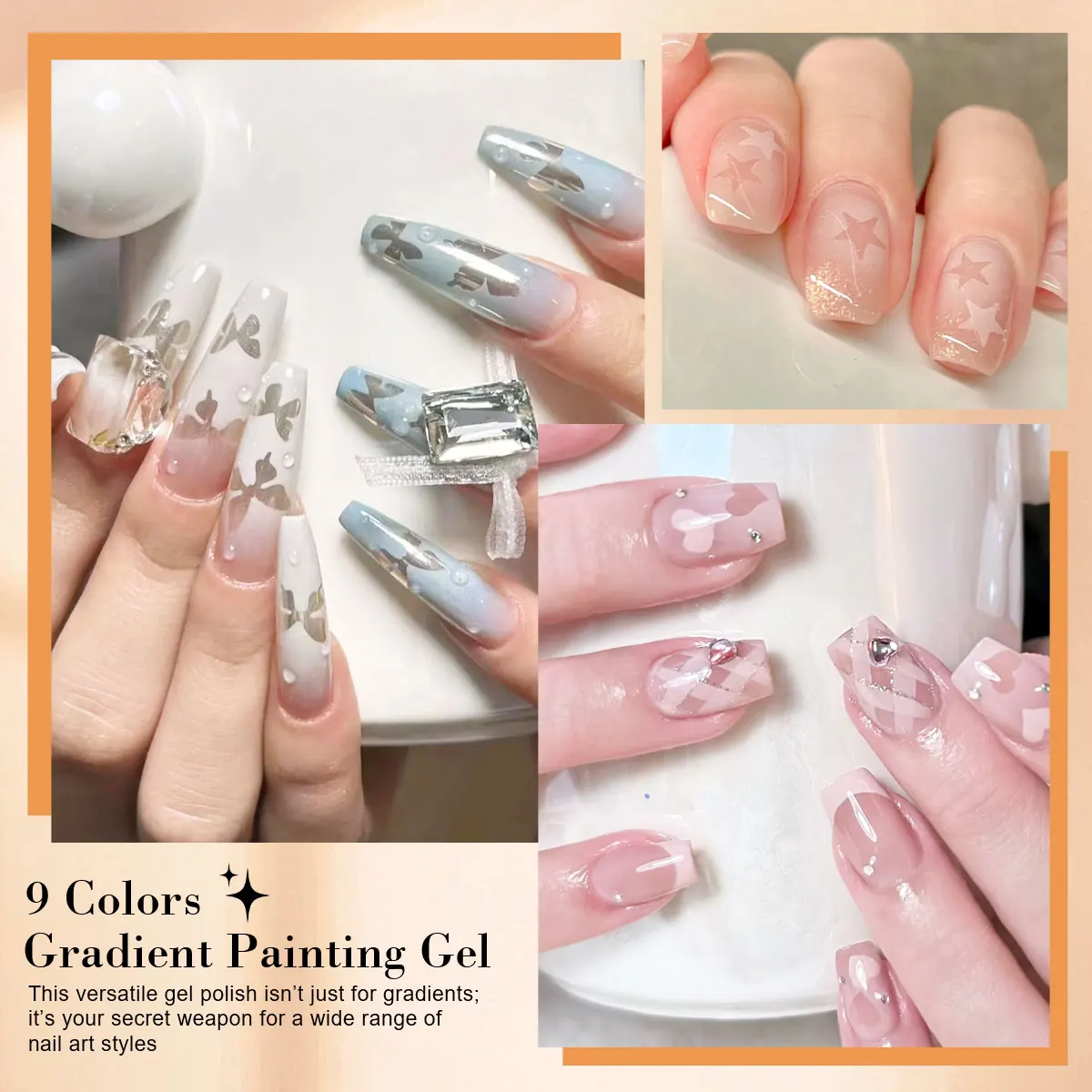 Limegirl conjunto de gel gradiente semi permanente-alto brilhante-desgradado-colorido kit de esmalte em gel embeber fora do verniz para design de arte em unhas