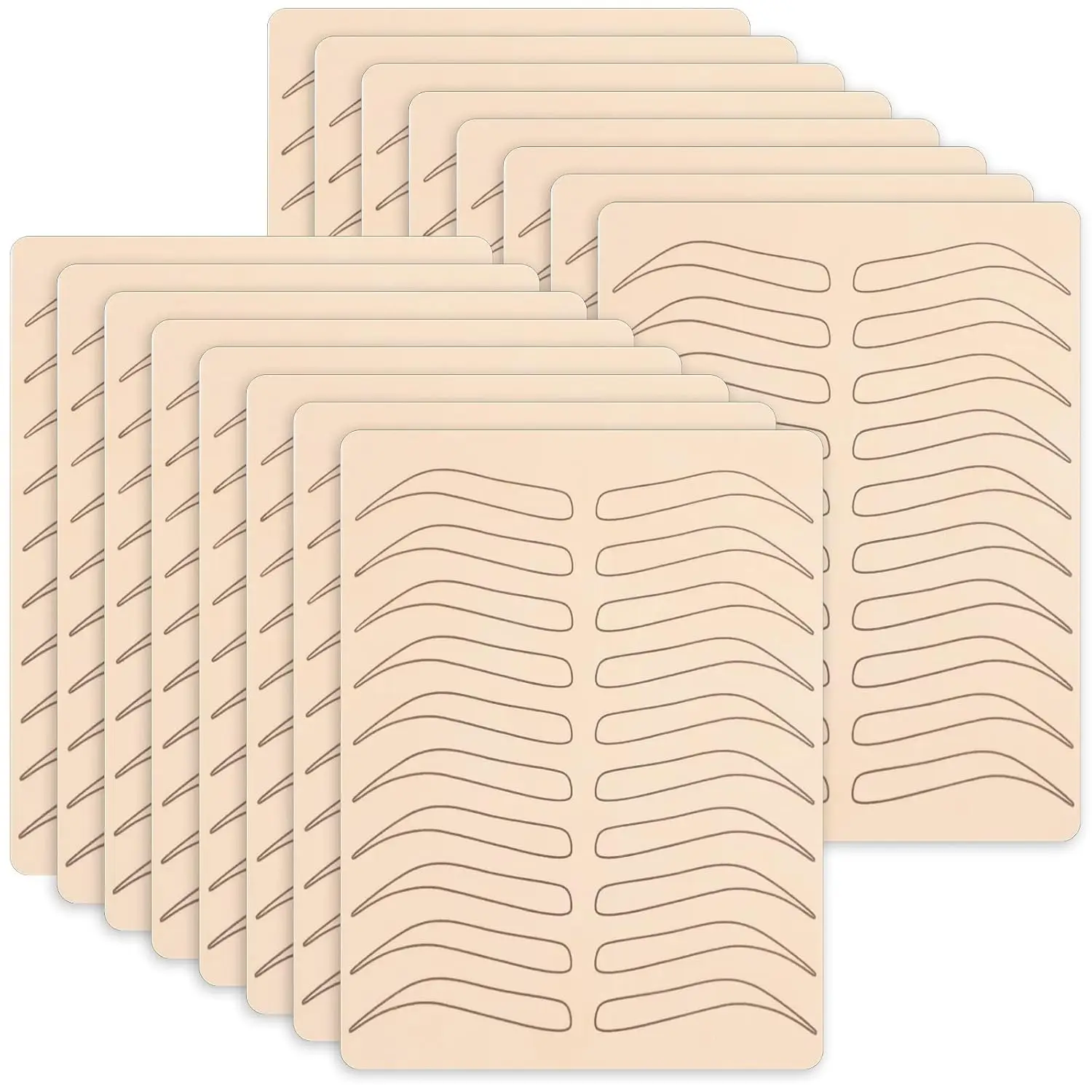 

Microblading Eyebrow Tattoo Practice Skin Latex Fake Tattoo Skin Permanent Makeup Eyebrow Training Skin Tattoo Accessories