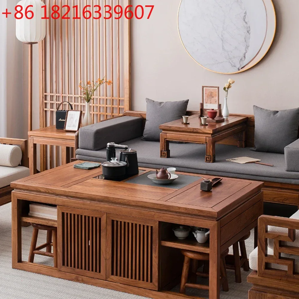 

Каменный чайный столик, вяз для гостиной, дома, дзен, чайный столик, кунг-фу, чайный столик с чайником