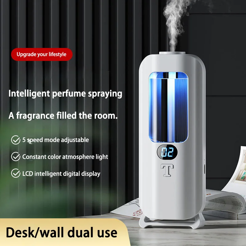 

Rechargeable 5-Mode Aromatic Diffuser Essential Oil Aromatherapy Machine Timed Air Freshener For Bedroom Living Room Bathroom