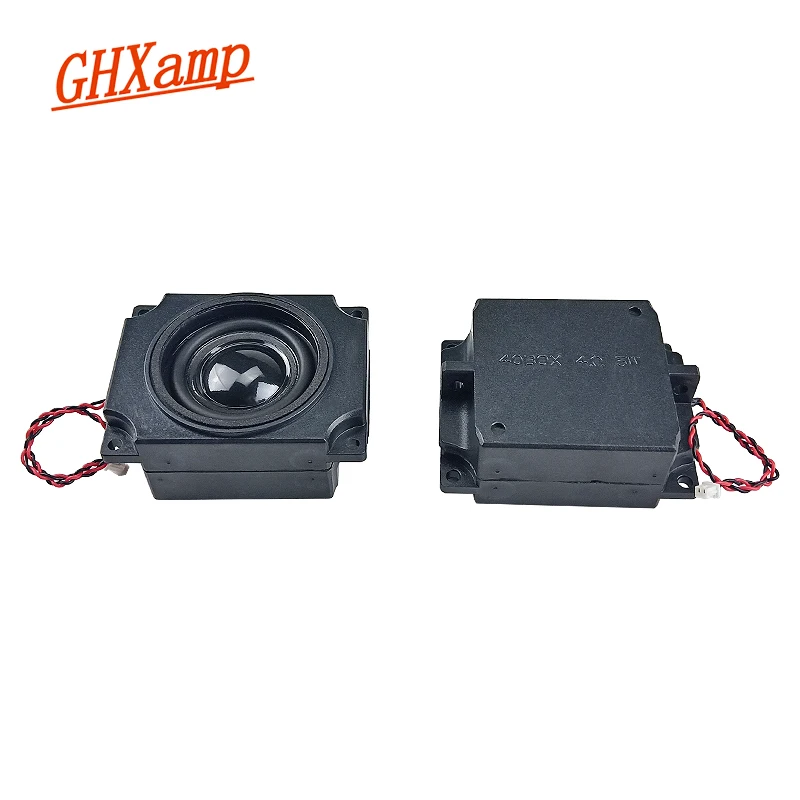 GHXAMP-altavoz de cavidad, máquina de publicidad, pantalla de caja registradora, transmisión de voz, 2 piezas, 60x47x26,5mm, 4ohm, 5W