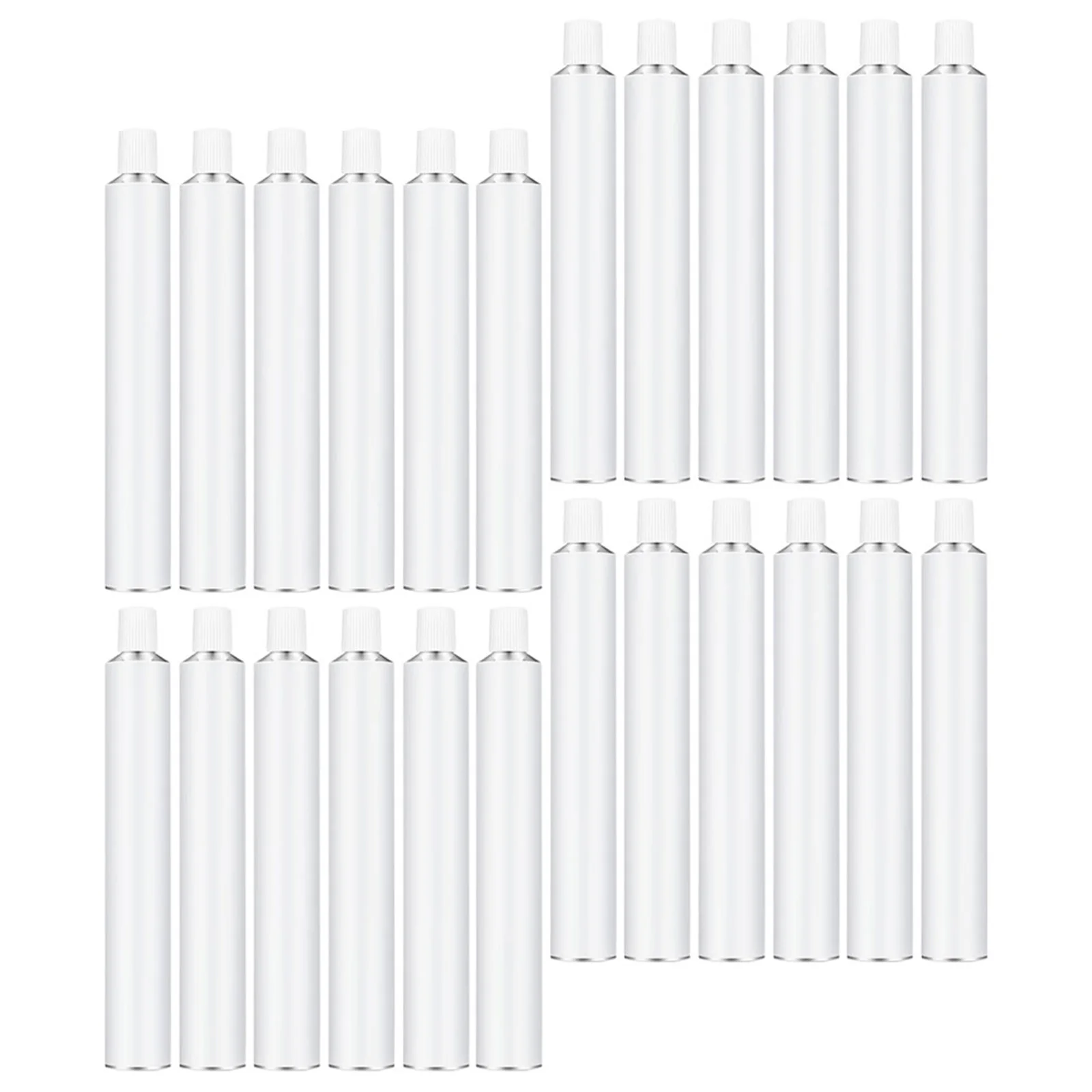 

1Set Empty Paint Tubes for Storing Dispensing Liquids Portable Lightweight Design Screw Caps Leak Proof Art Painting