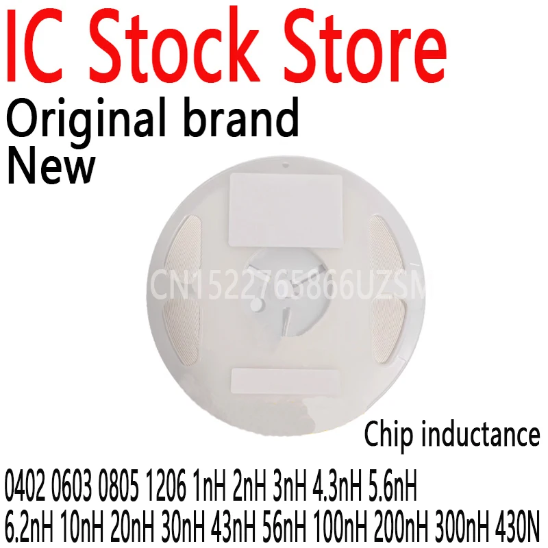 

100PCS laminated inductor 0402 0603 0805 1206 1nH 2nH 3nH 4.3nH 5.6nH 6.2nH 10nH 20nH 30nH 43nH 56nH 100nH 200nH 300nH 430N