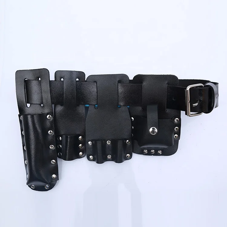 Scaffolding Black Color  Leather Tool Belt Set Kit  In Good Quality