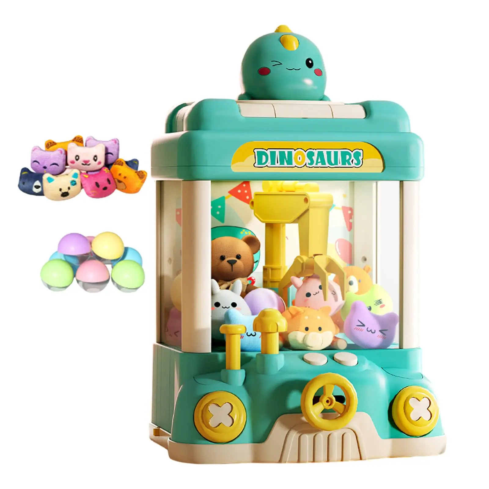 Kids Claw Machine Party Favors Portable Prizes Dispenser Game Kids Vending Toy for Children Party Boy Girl Holiday Gifts