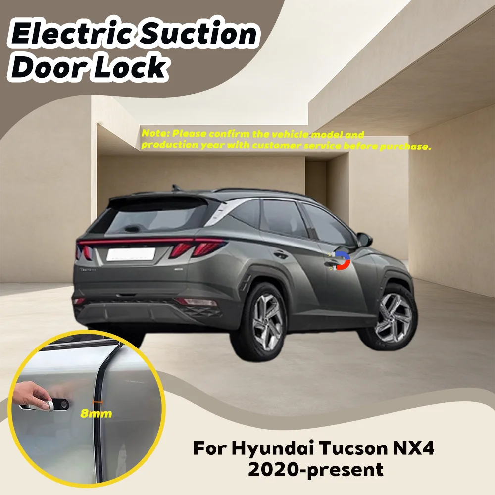 

For Hyundai Tucson NX4 2020-present Car Soft Close Door Latch Pass Lock Actuator Auto Electric Absorption Suction