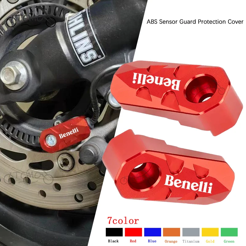

For BENELLI TRK 502 TNT135 TNT300 TNT600 BN600 BN302 TNT TRK502 Motorcycle CNC Rear Wheel ABS Sensor Guard Protection Cover