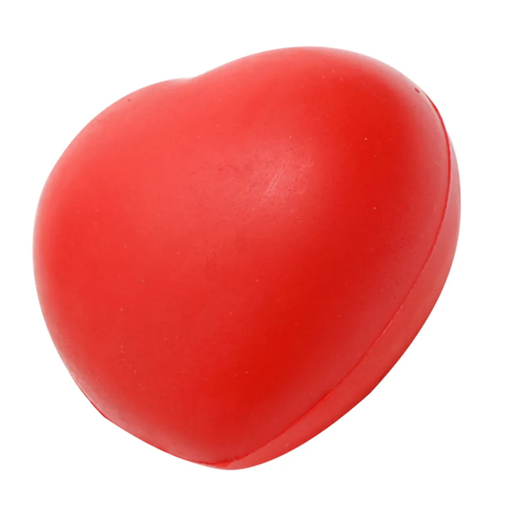 

Набор из 4 мягких антистресс-мячей в форме сердца из полиуретана для снятия стресса, тренировки рук, детских игр и офисного расслабления