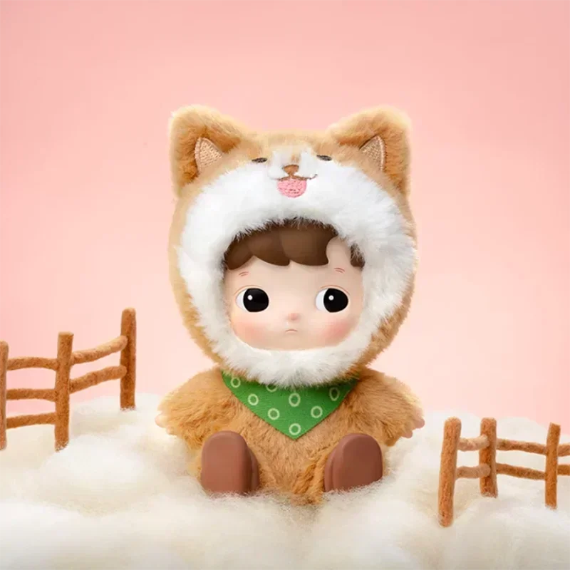 Pop mart heliupu aconchego com você série caixa cega acho saco brinquedos boneca bonito ação anime figura ornamentos de mesa presente