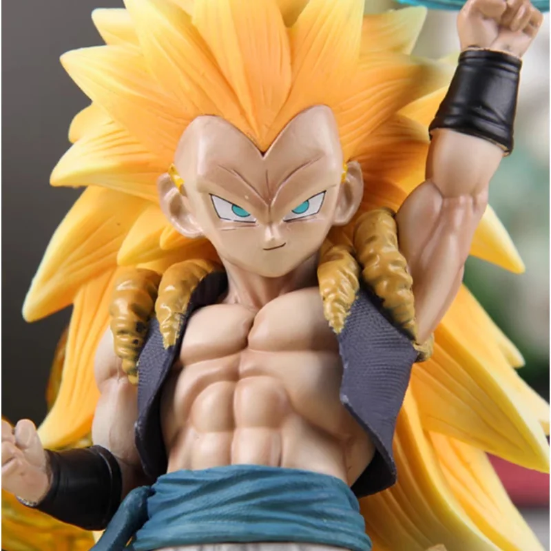 Hot Q Version Dragon Ball Z Figure Ssj3 Goku Action Figures Dragon Fist Explosion 22cm Pvc Gk Statue Collectible Model Toys