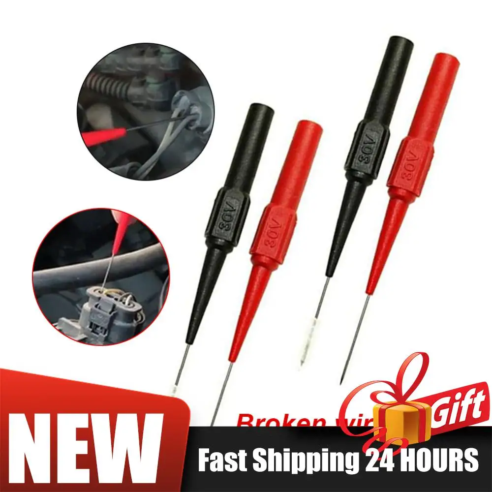 0.7MM Insulation Piercing Needle Non-destructive 10pcs Multimeter Test Probes Multimeter Test Probes Measuring Device Car Tool
