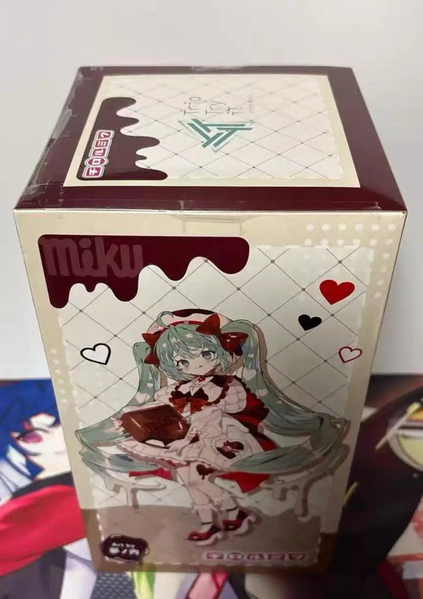 FuRyu Original In Stock Genuine Piapro Characters Hatsune Miku Tirol Chocolate Trio-Try-iT Figure Milk Ver. 18cm Model Toys Gift