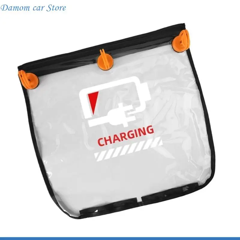 

A2UC Electric Car Port Rain Guard with Suction Cup PVC Charging Port Cover
