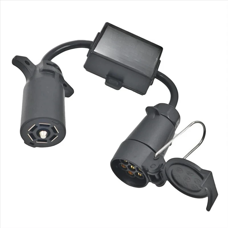 for A91R-Trailers Lights Connectors 7-Way Sockets Plugs Adapters Vehicles Linkers Trailers Connectors Towbars Towings Plugs