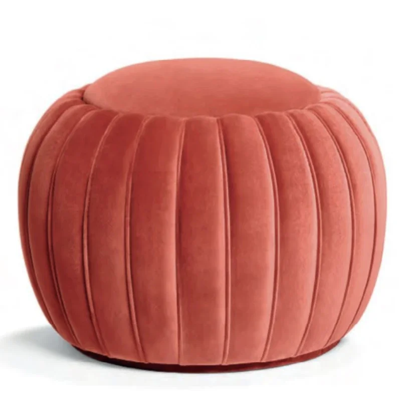 

Gaia light luxury sofa pedal stool modern simple couch Italian living room low stool home fashion fabric seat pier