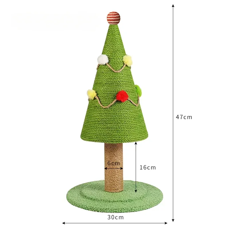 Christmas Tree Cat Crawl Cat Scratcher Board Bed Climbing Frame Tree Climb Toys for Cats House Design Claws Care Pet Scratching