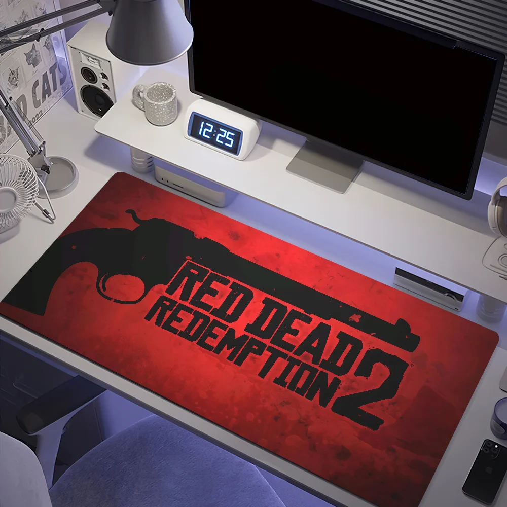 Alas Mouse Game Red Dead Redem - Desk Setup Red ulasan dan harga