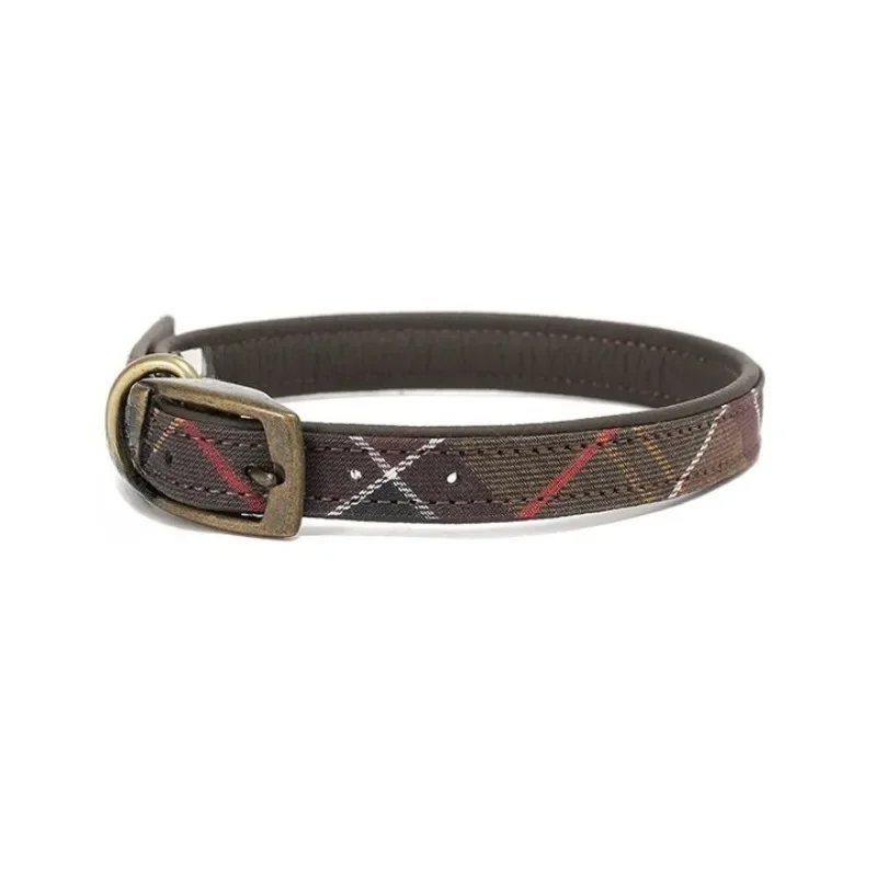 Classic Plaid Adjustable Pet Cat Dog Collar Pet Supplies